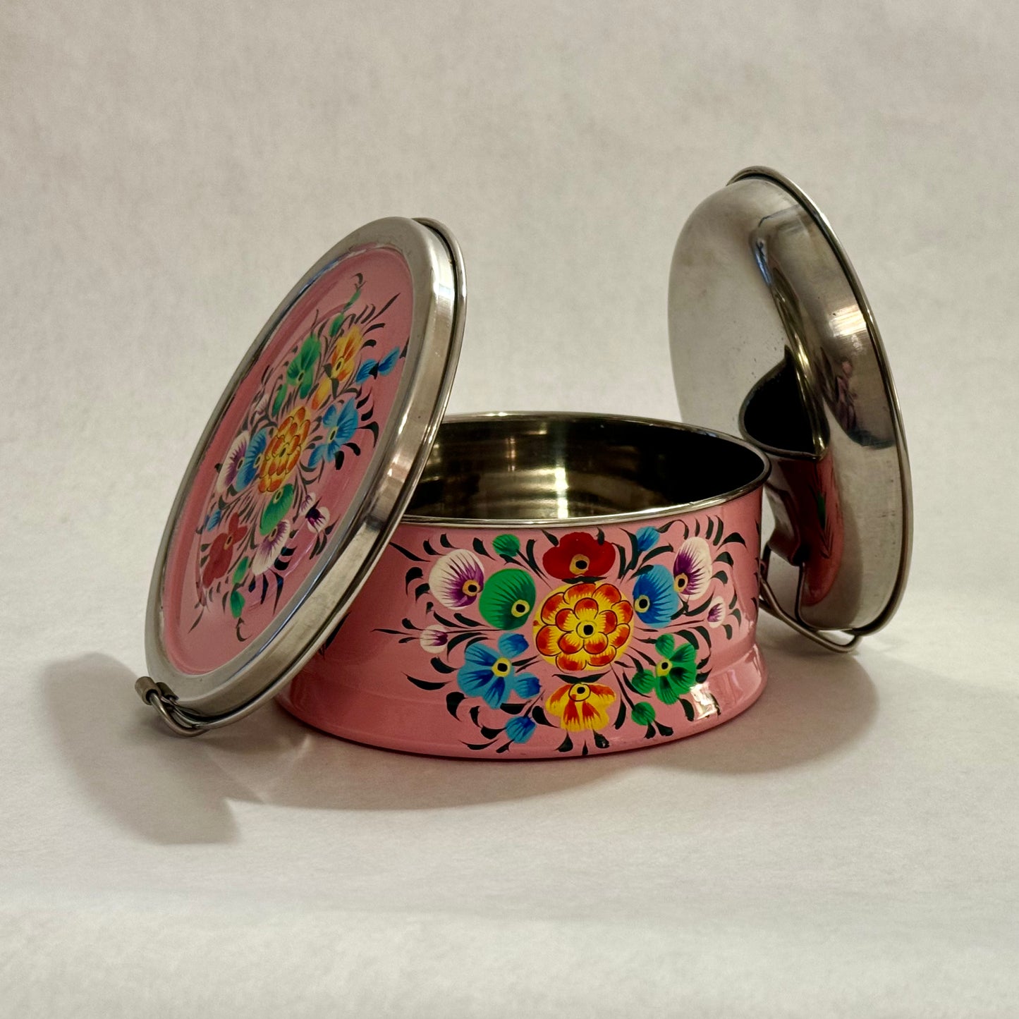 Hand Painted Bento Box (round)