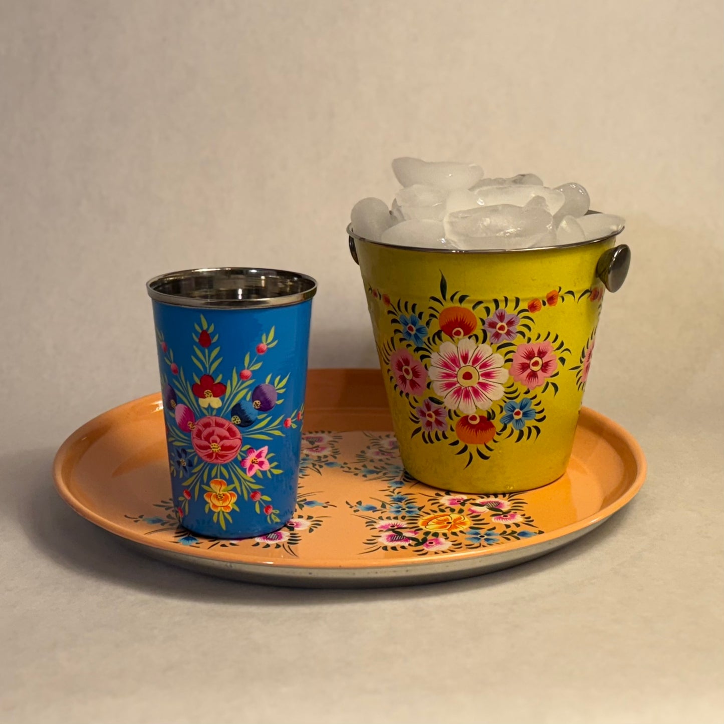 Hand Painted Ice Bucket