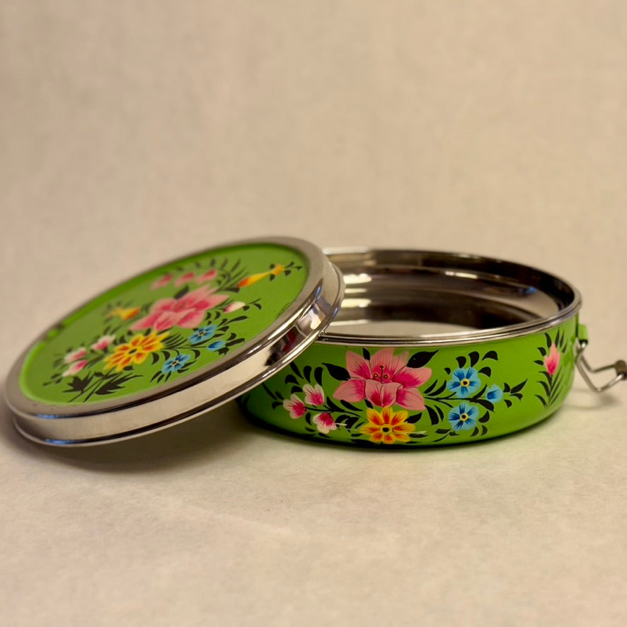 Hand Painted Bento Box (oval)
