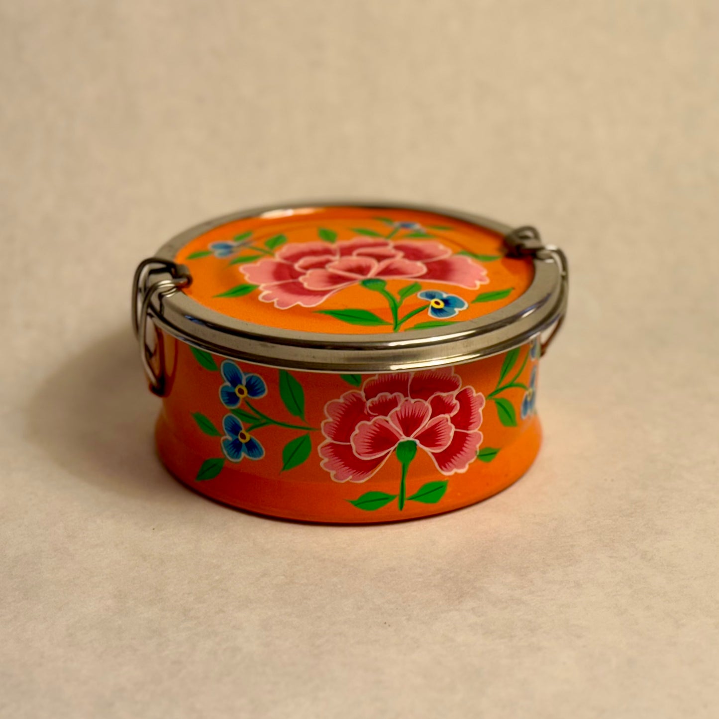 Hand Painted Bento Box (round)