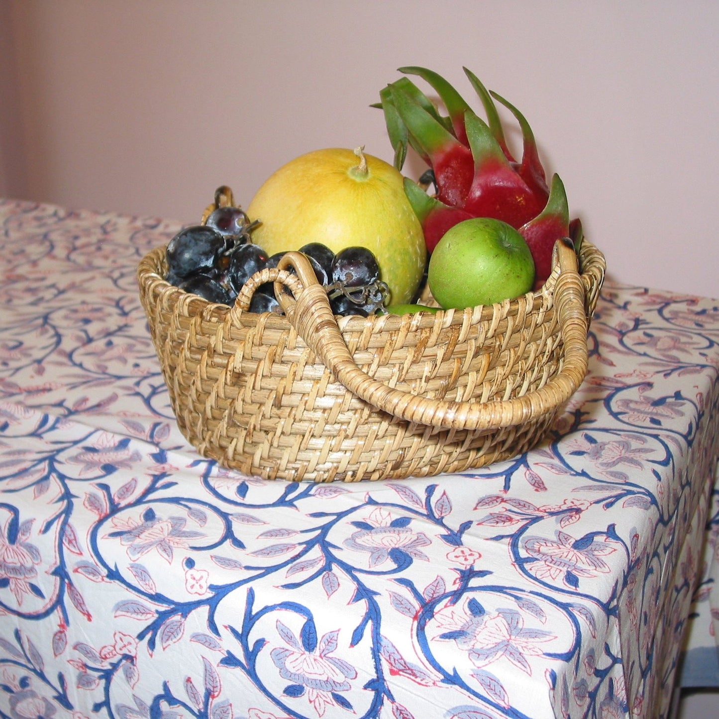Hand Block Printed Table Cloth