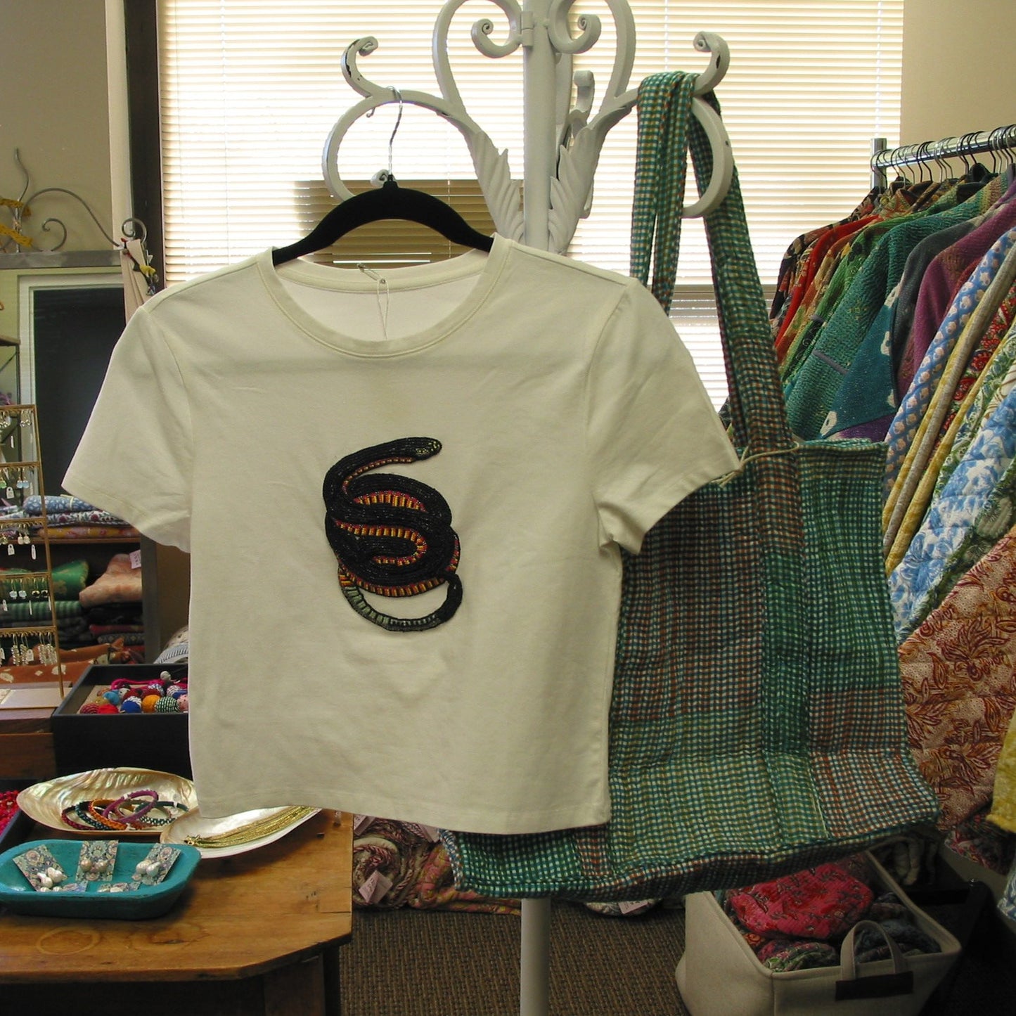 Hand Beaded T-Shirt