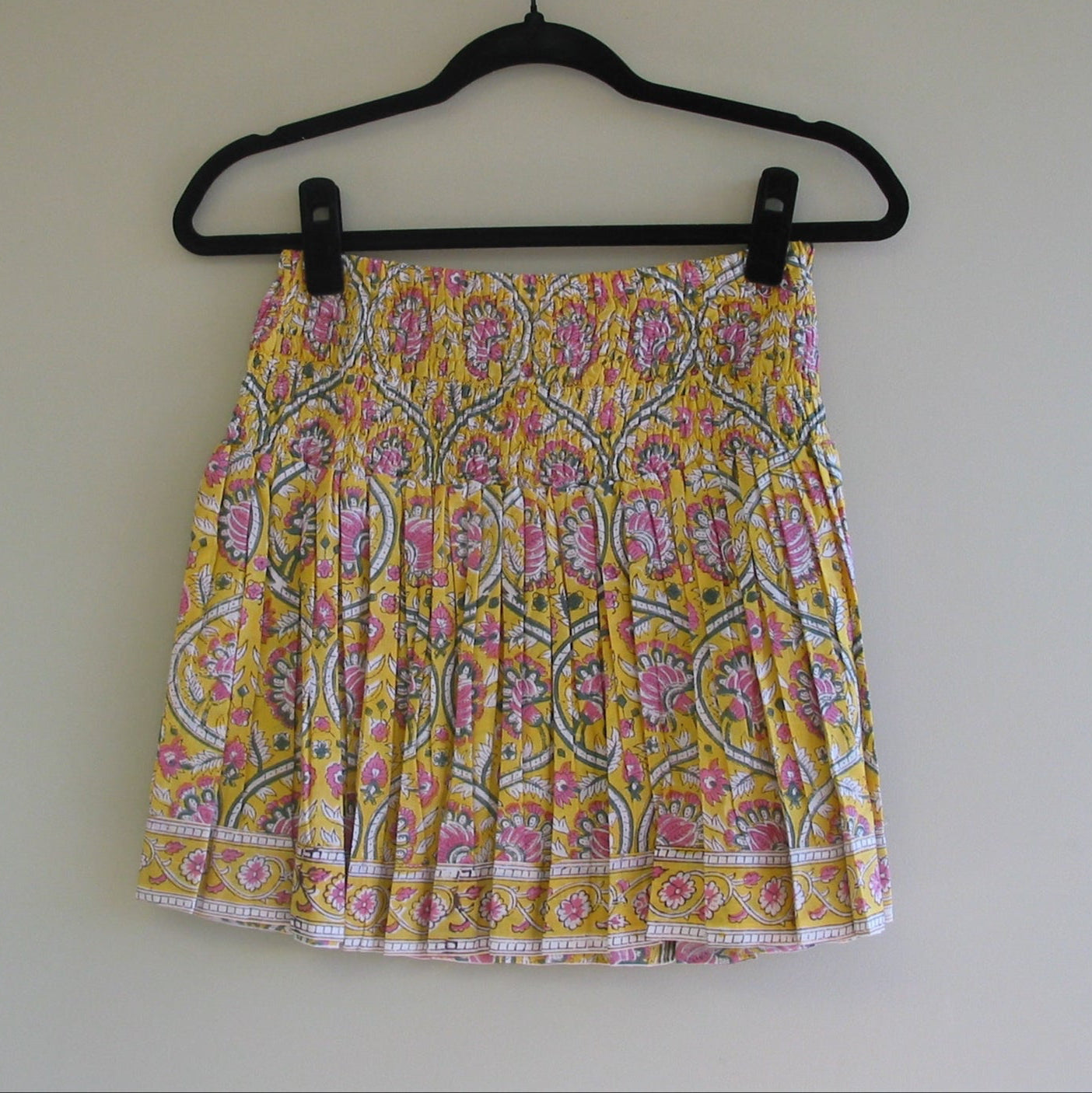 Hand Block Printed Mini Skirt