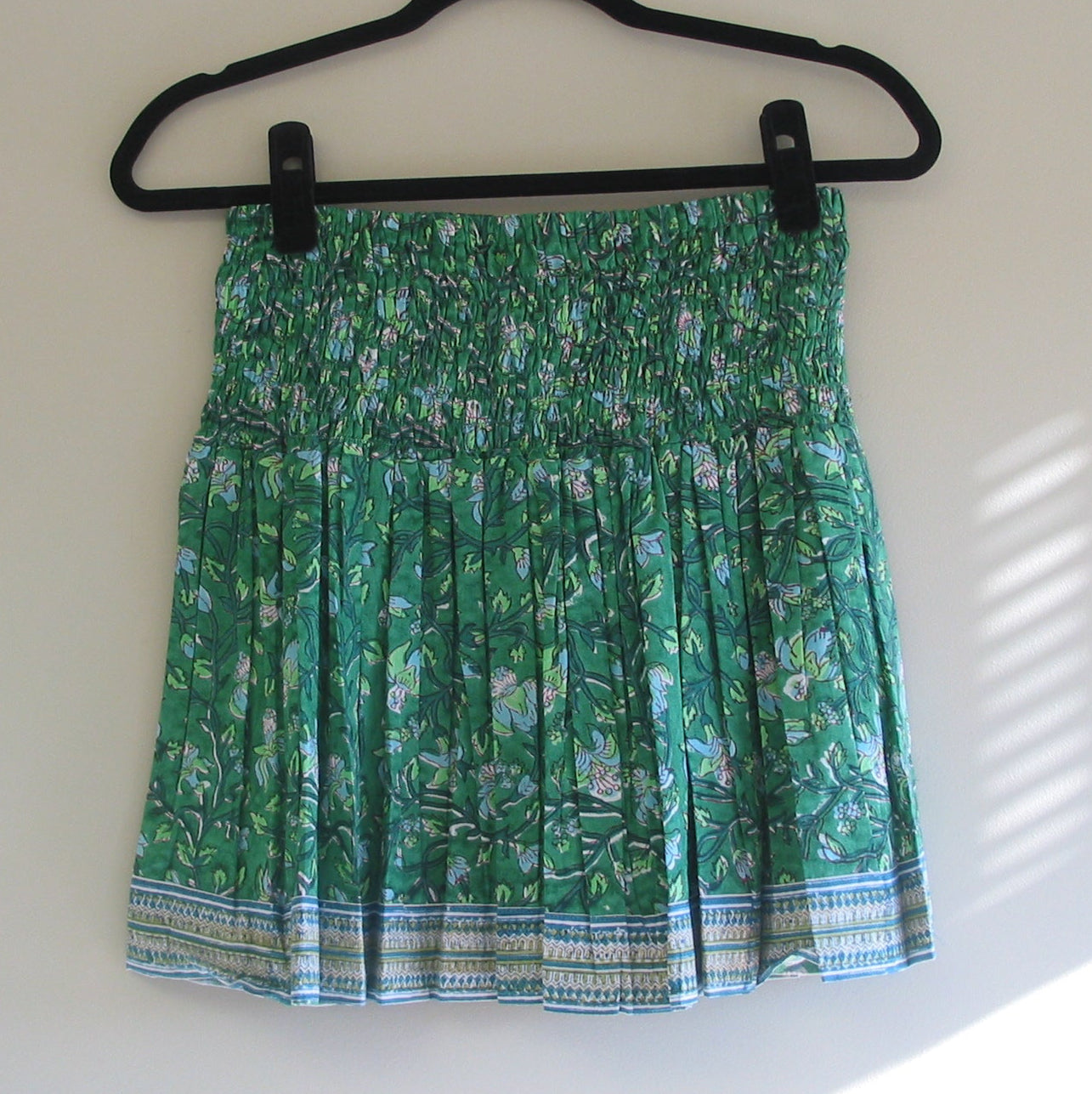 Hand Block Printed Mini Skirt
