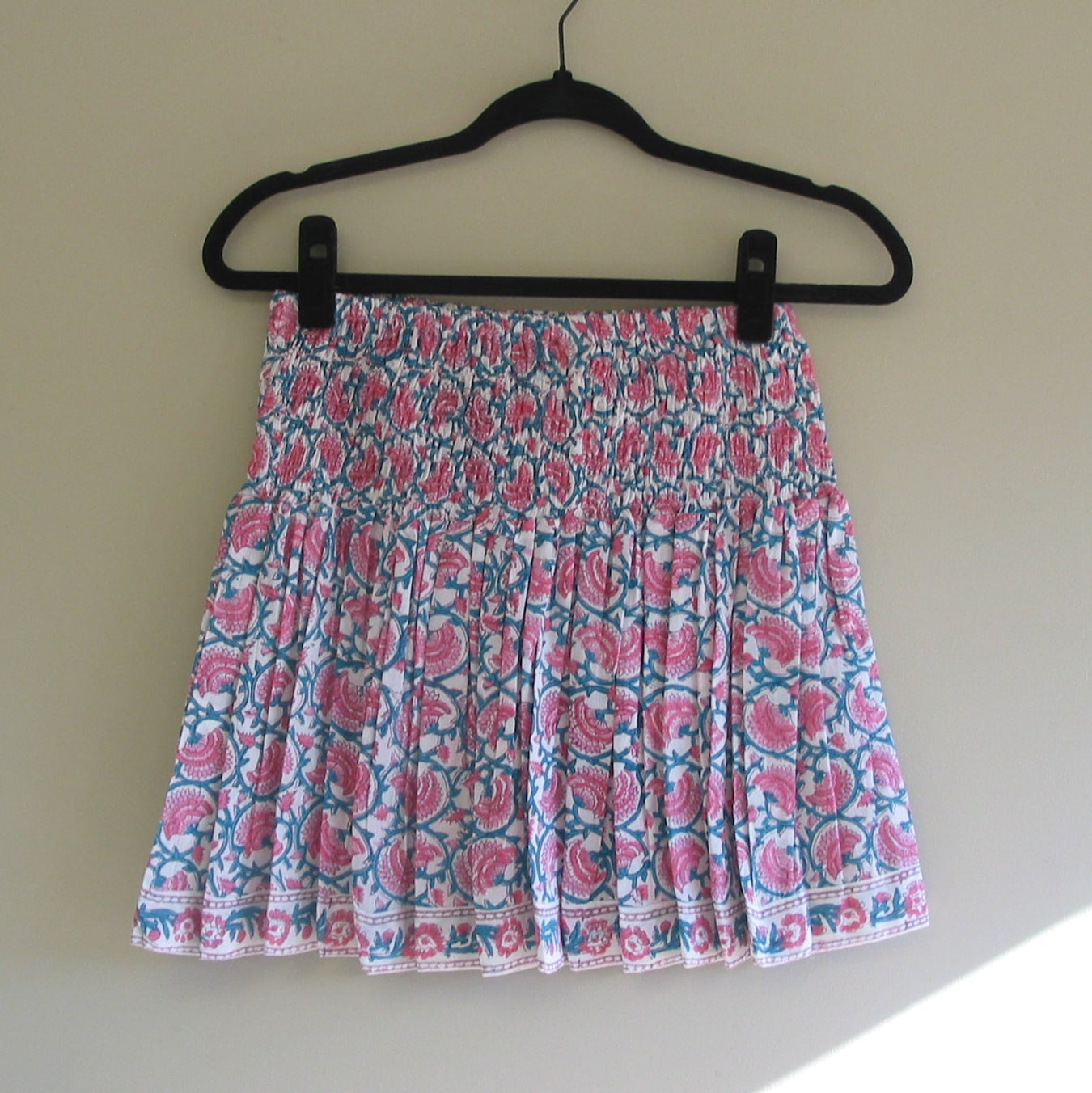 Hand Block Printed Mini Skirt