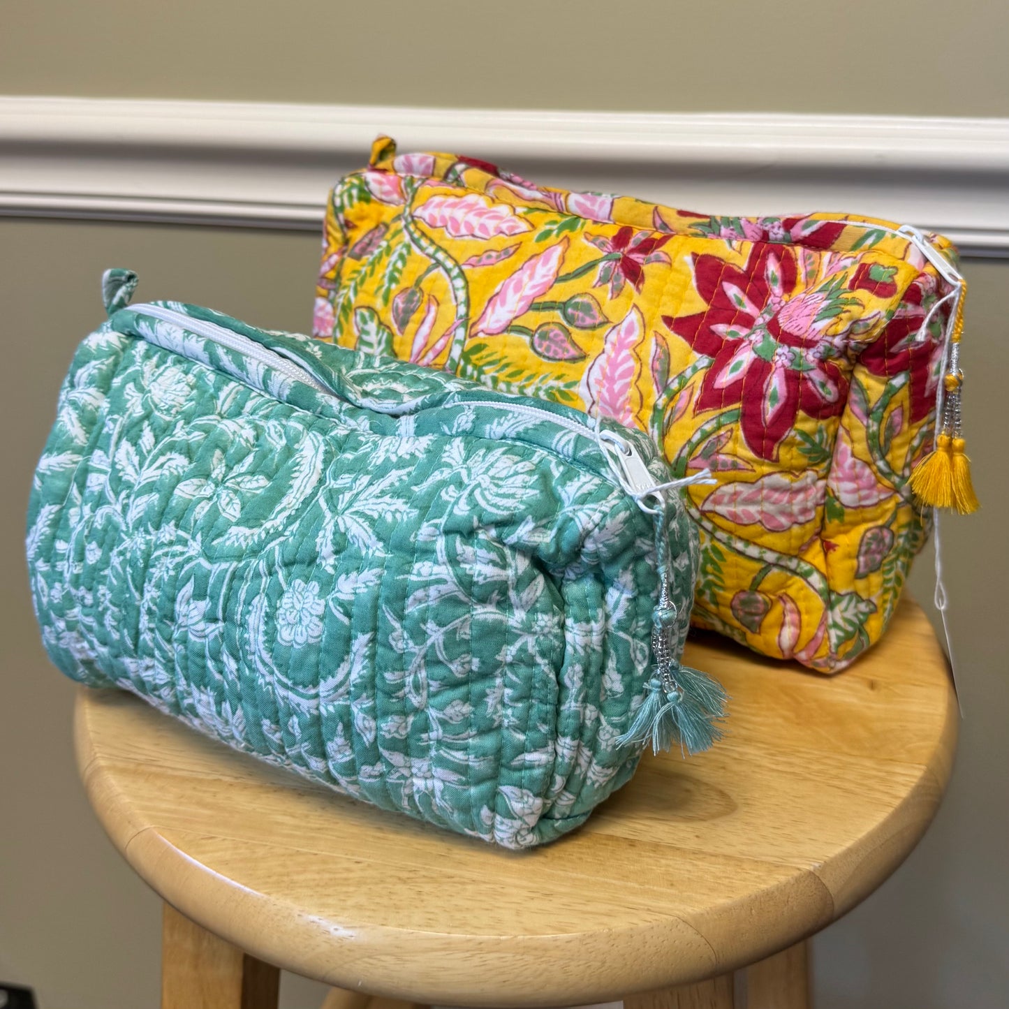 Block Printed Pouch
