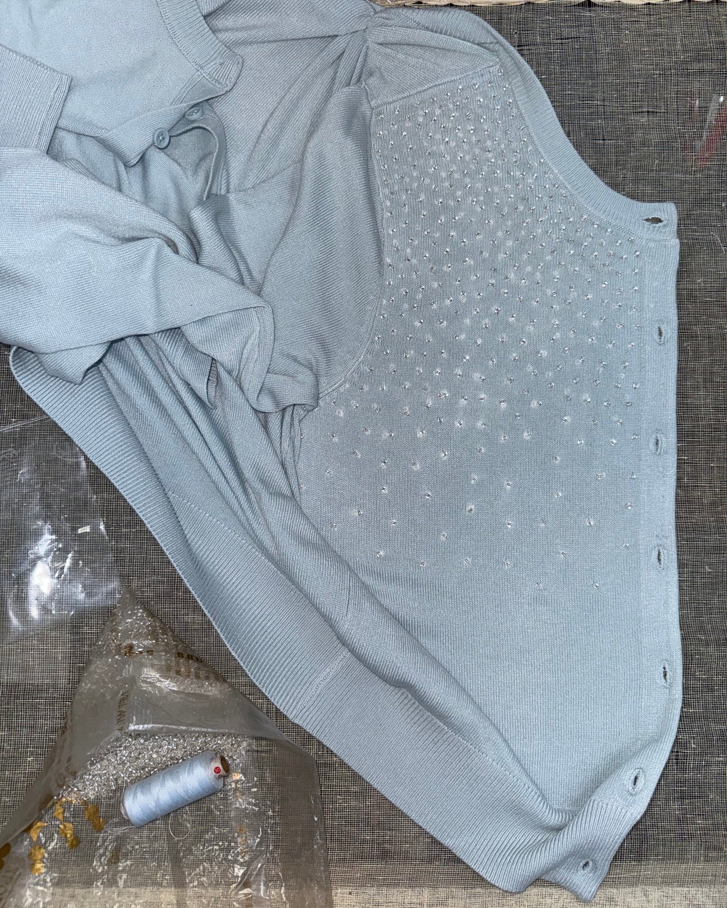 Glitter Shoulder Sweater