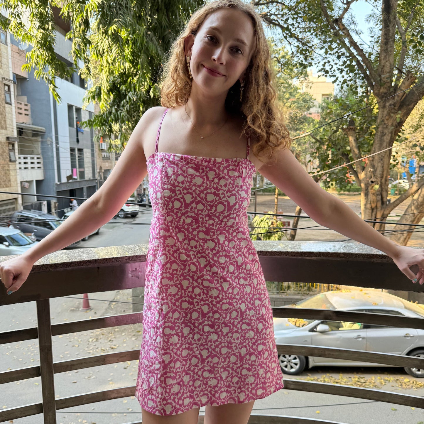 Molly Hand Block Printed Dress