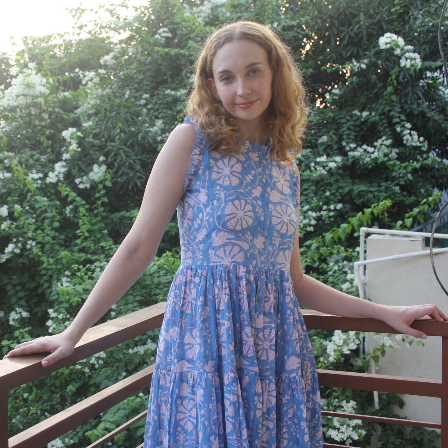 Devon Hand Block Printed Dress