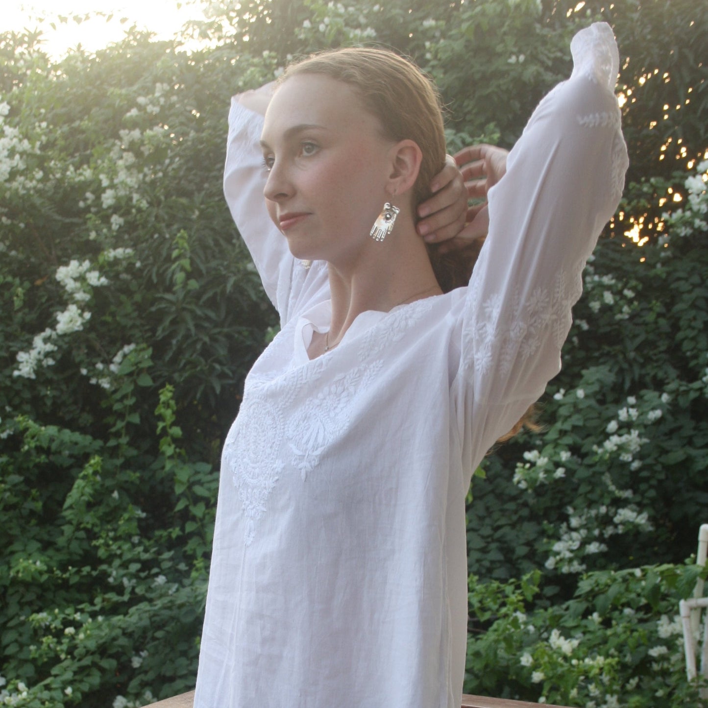 Aya Chikankari Tunic