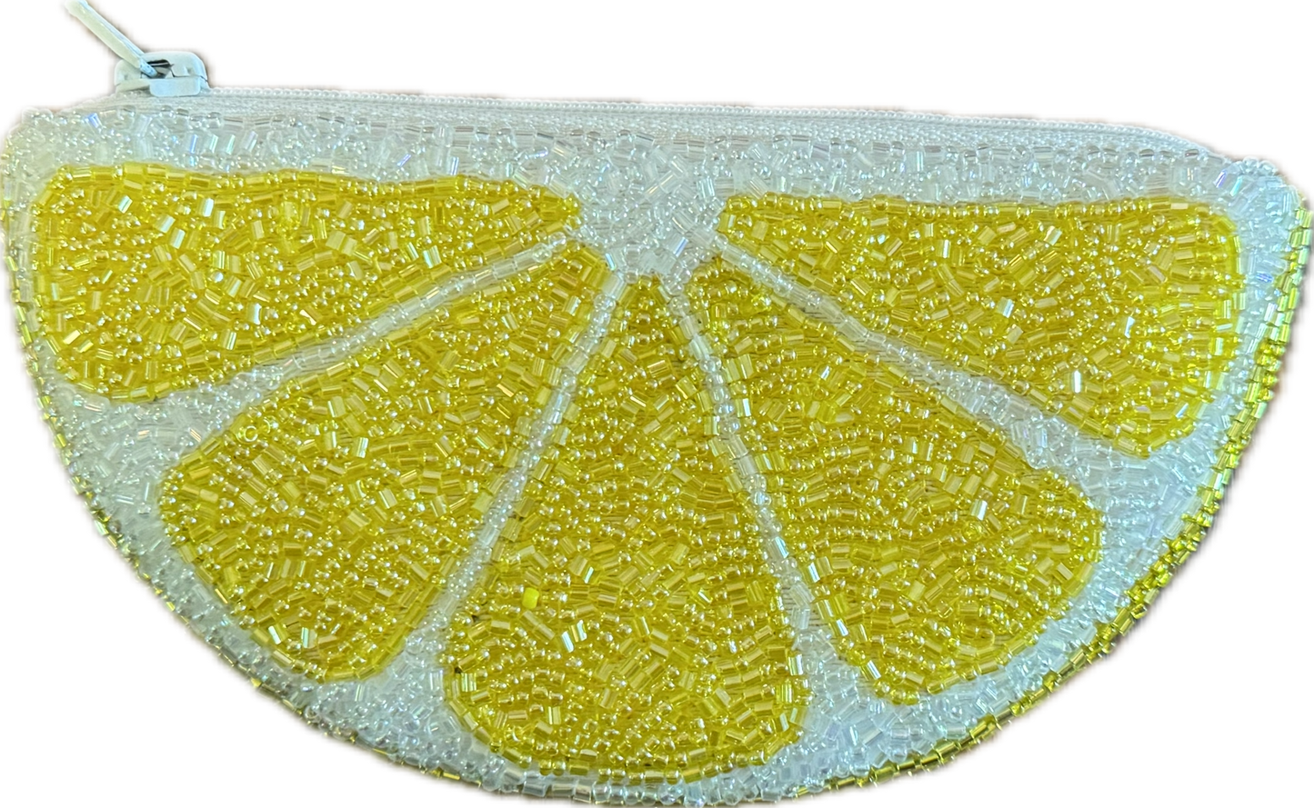 Hand Beaded Fruit Pouch