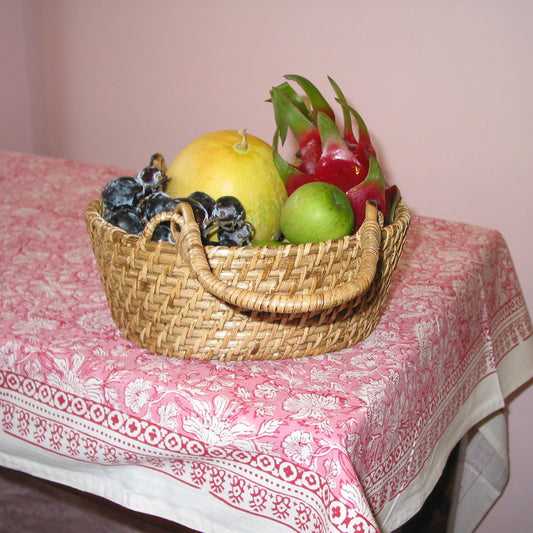 Hand Block Printed Table Cloth