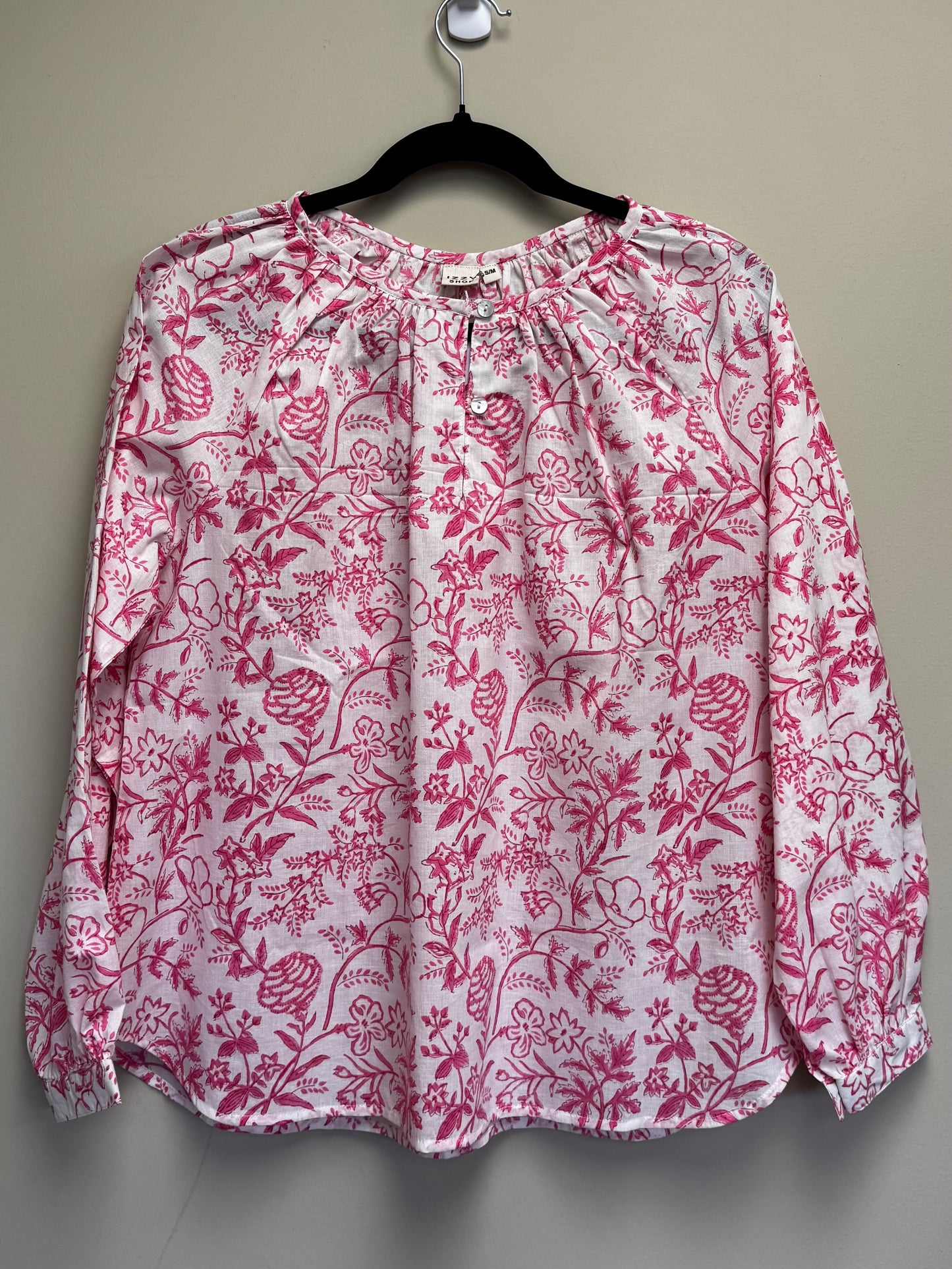 Block Print Full Sleeve Top