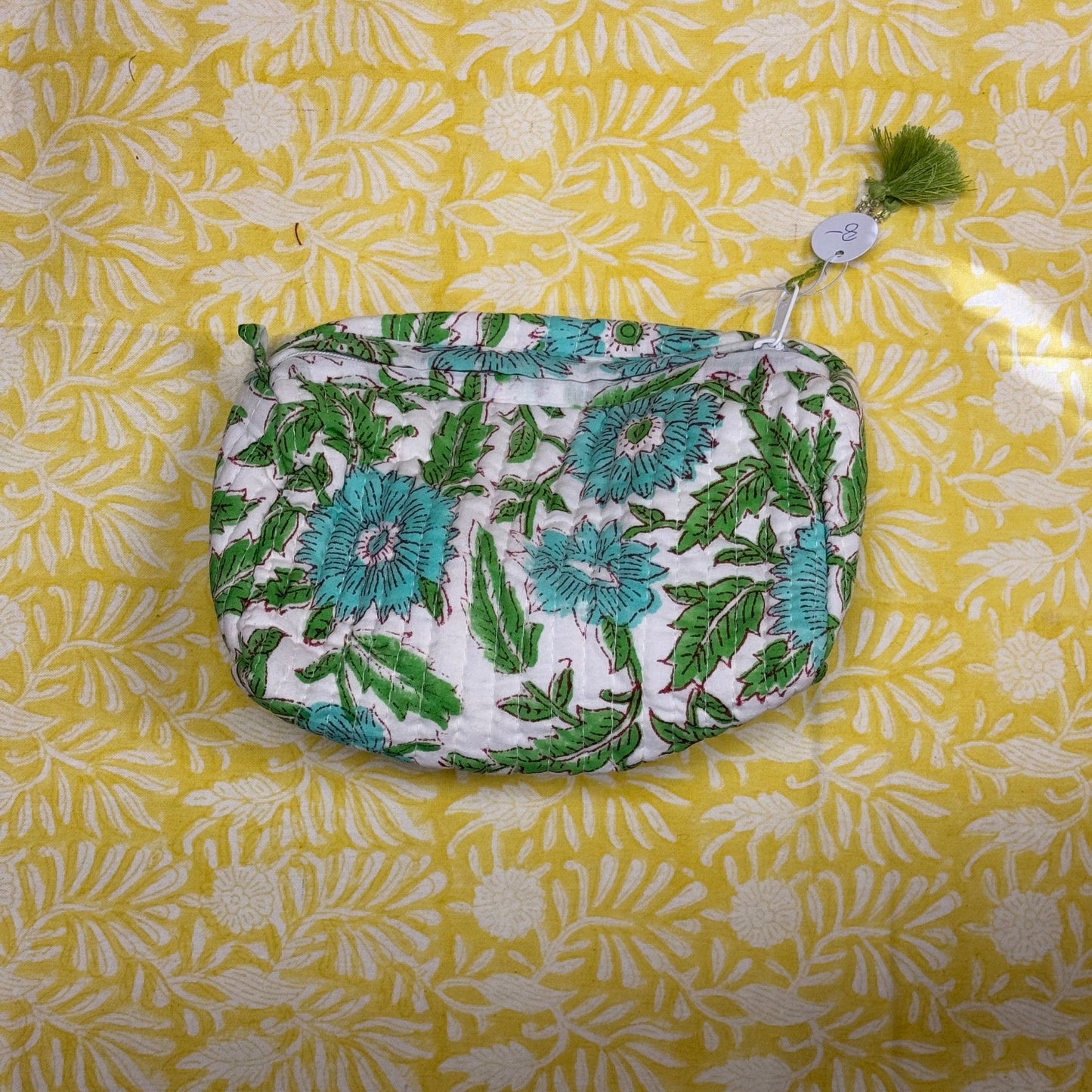 Block Printed Pouch