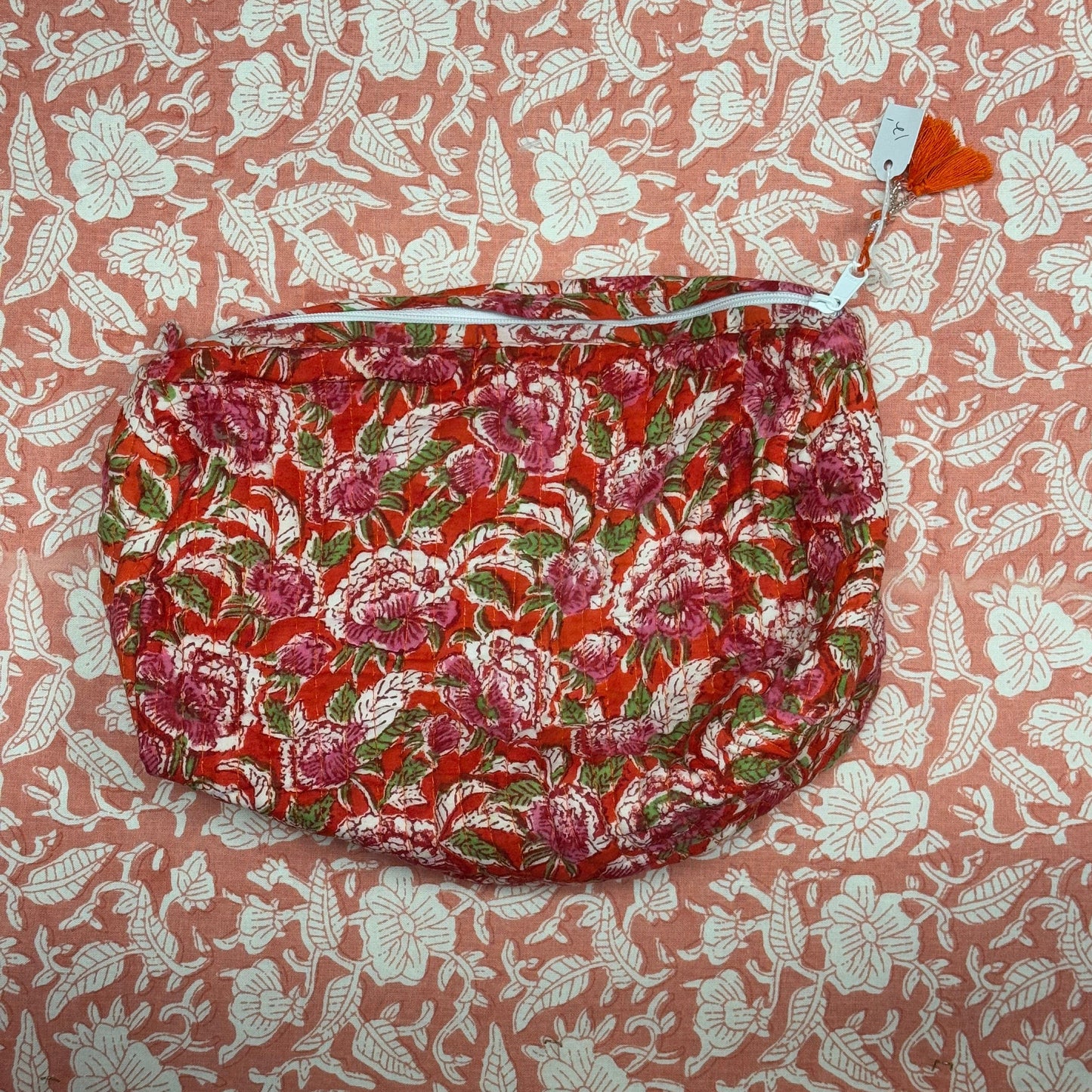 Block Printed Pouch