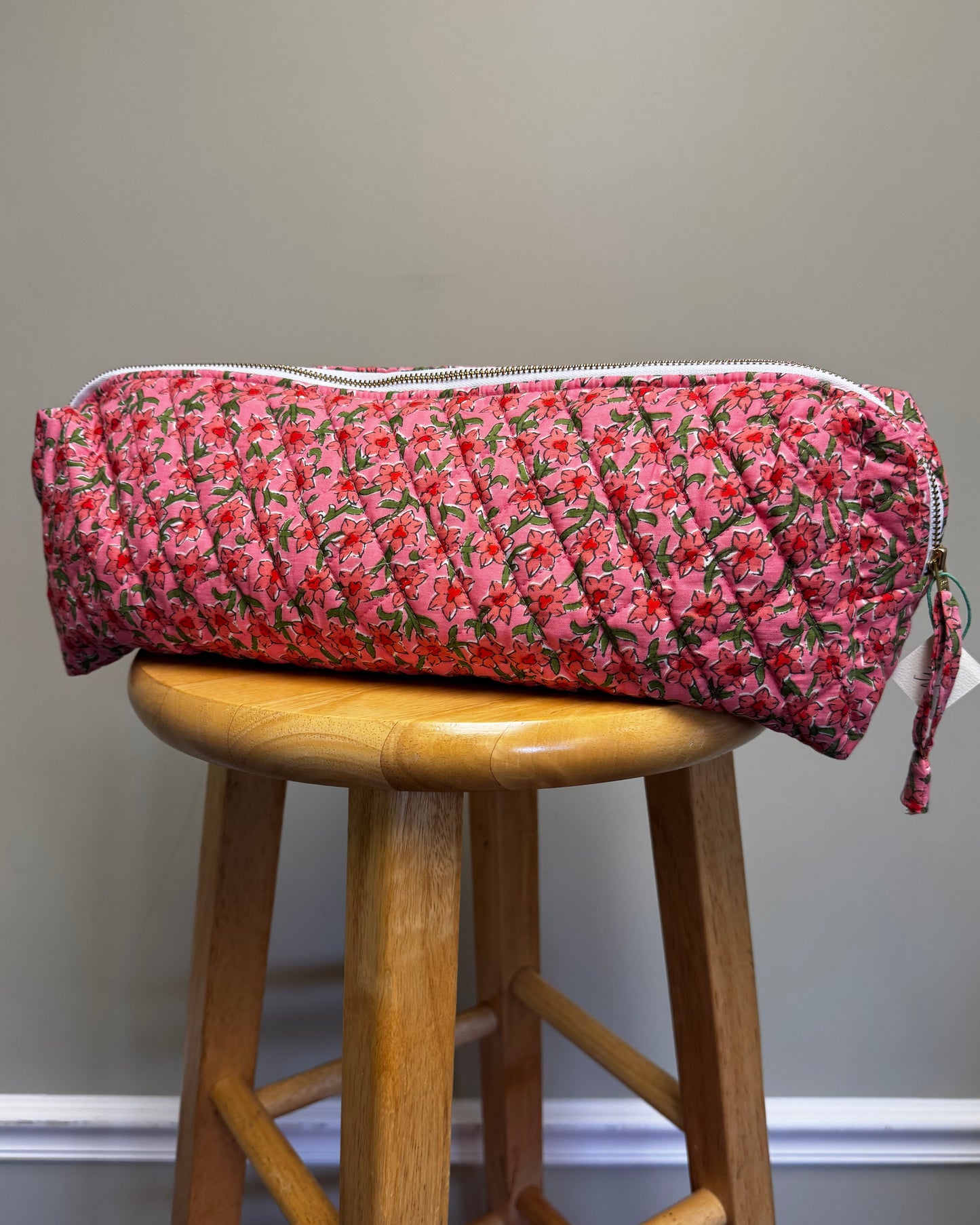 Block Print Hair Tool Bag