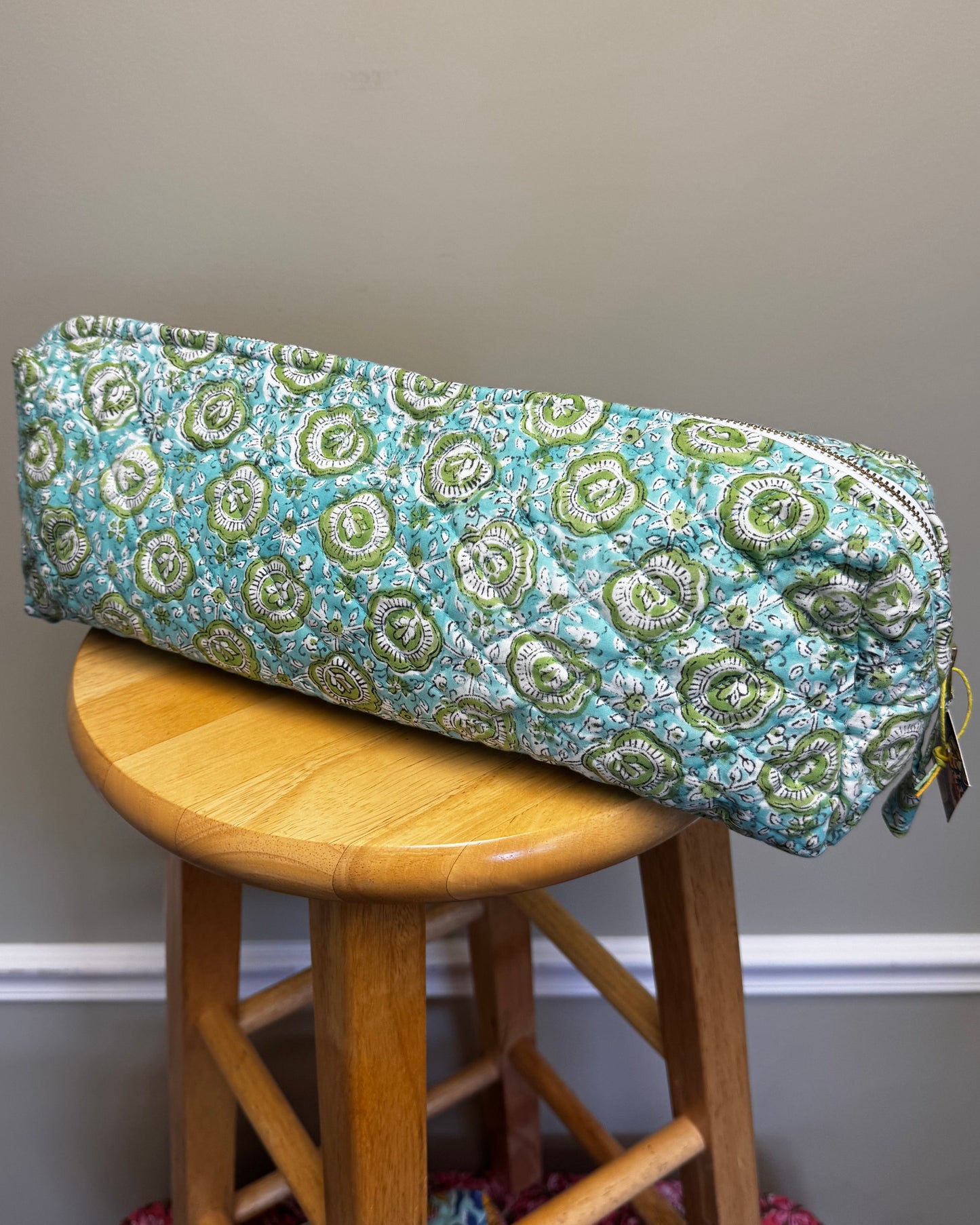 Block Print Hair Tool Bag