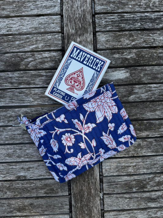 Block Print Flat Pouch