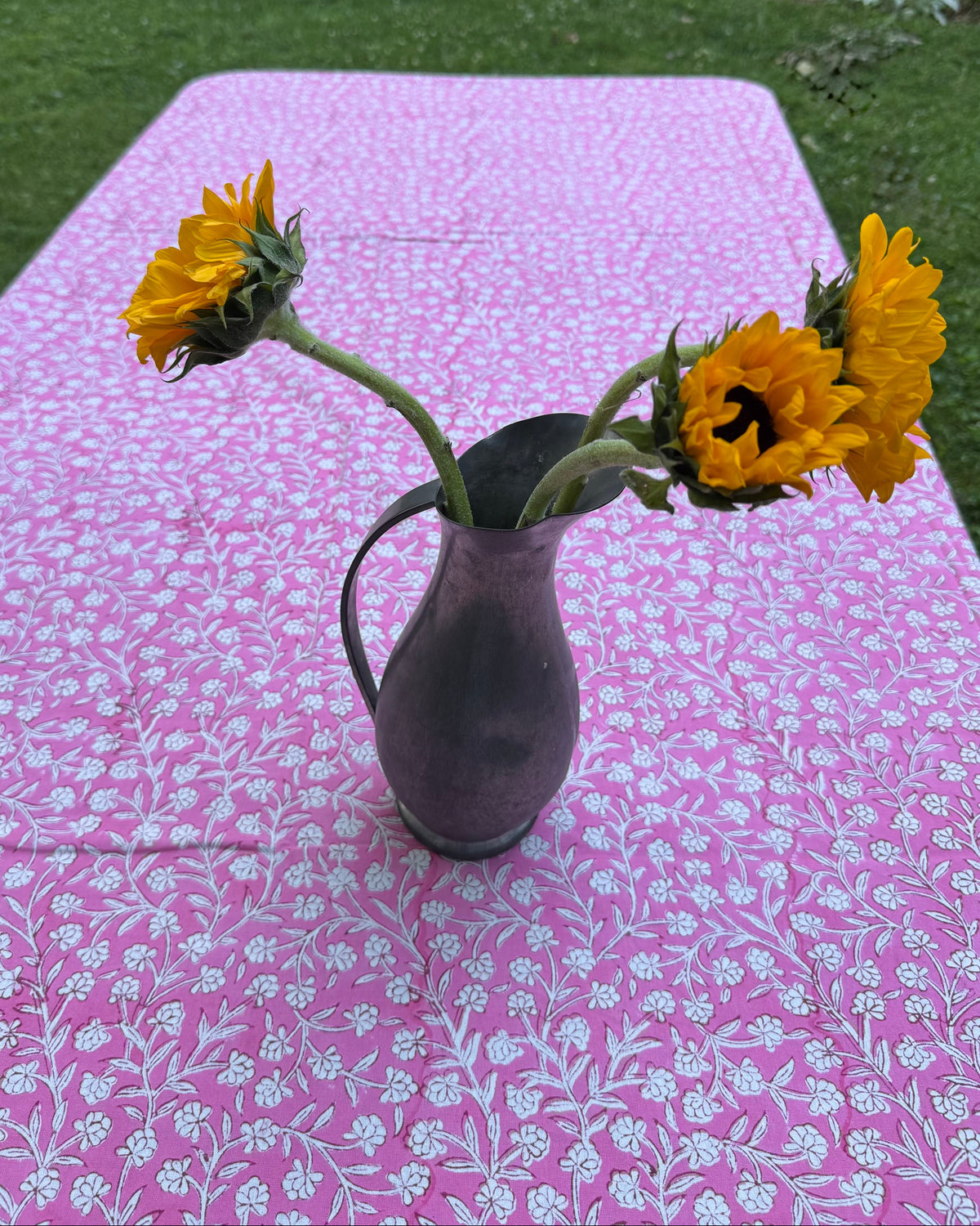 Hand Block Printed Table Cloth