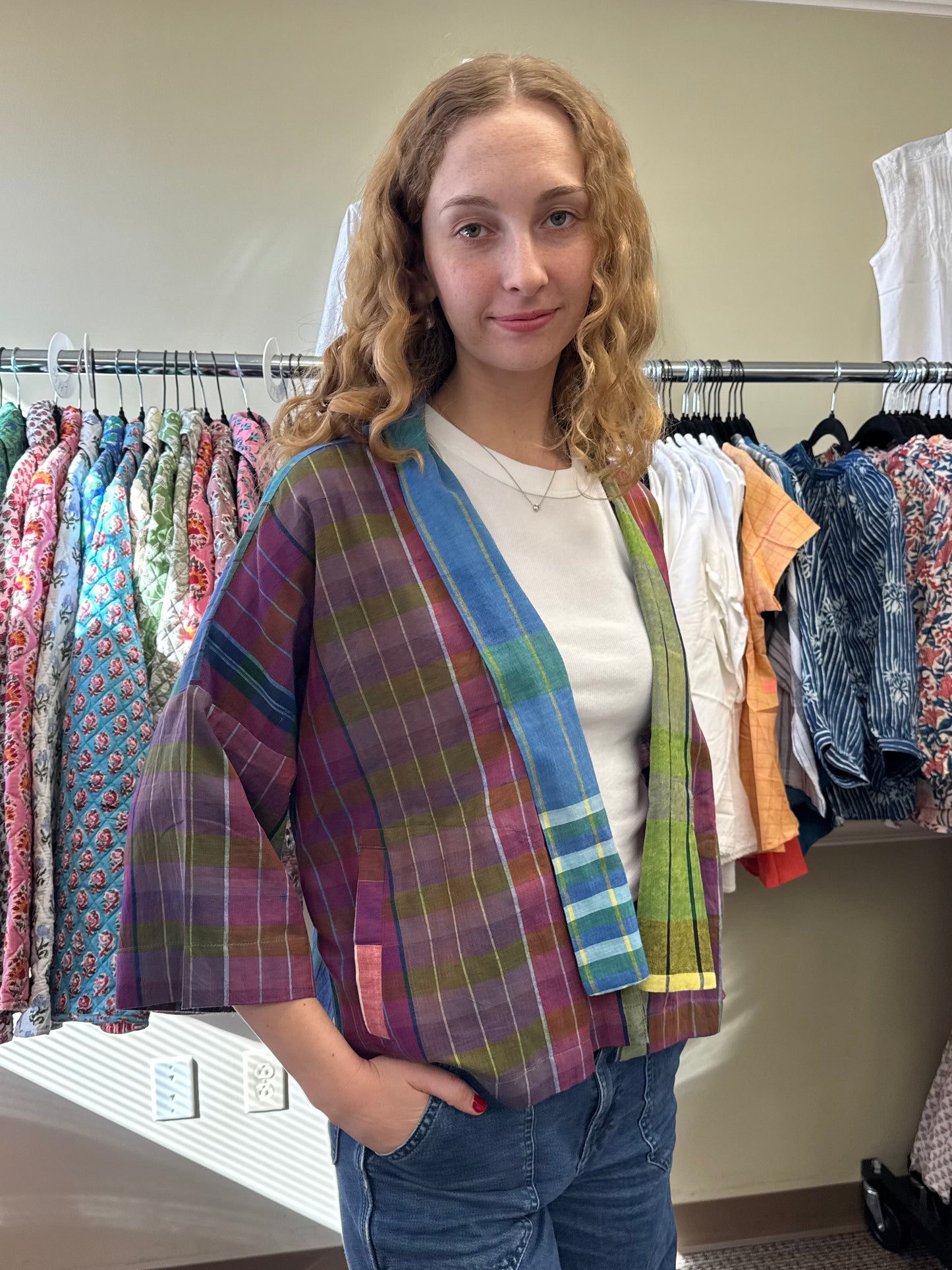 Handloom Shawl Jacket