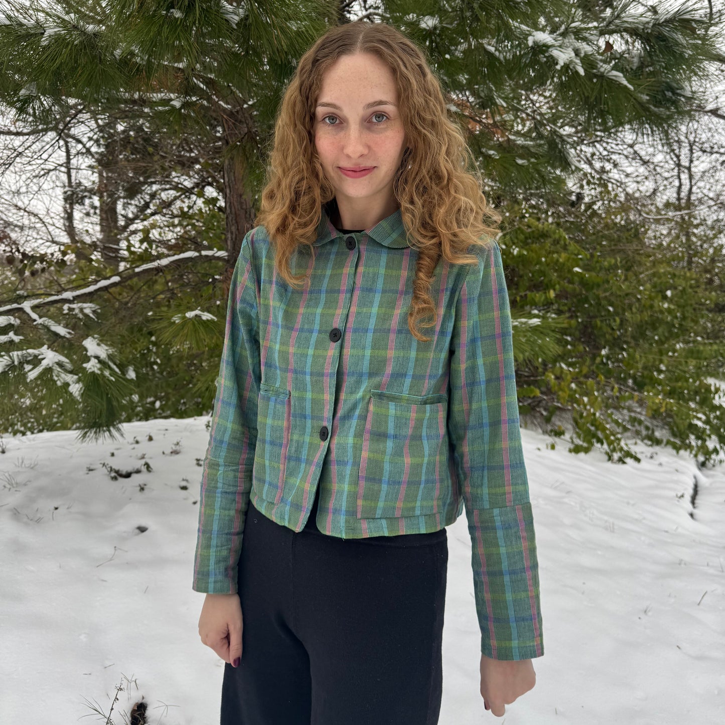 Handloom Check Jacket