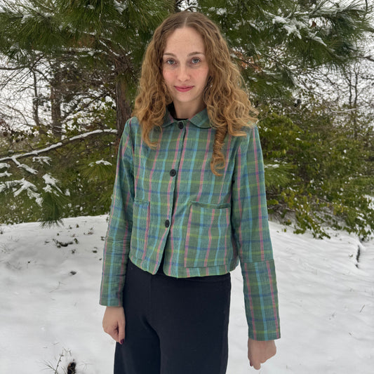 Handloom Check Jacket