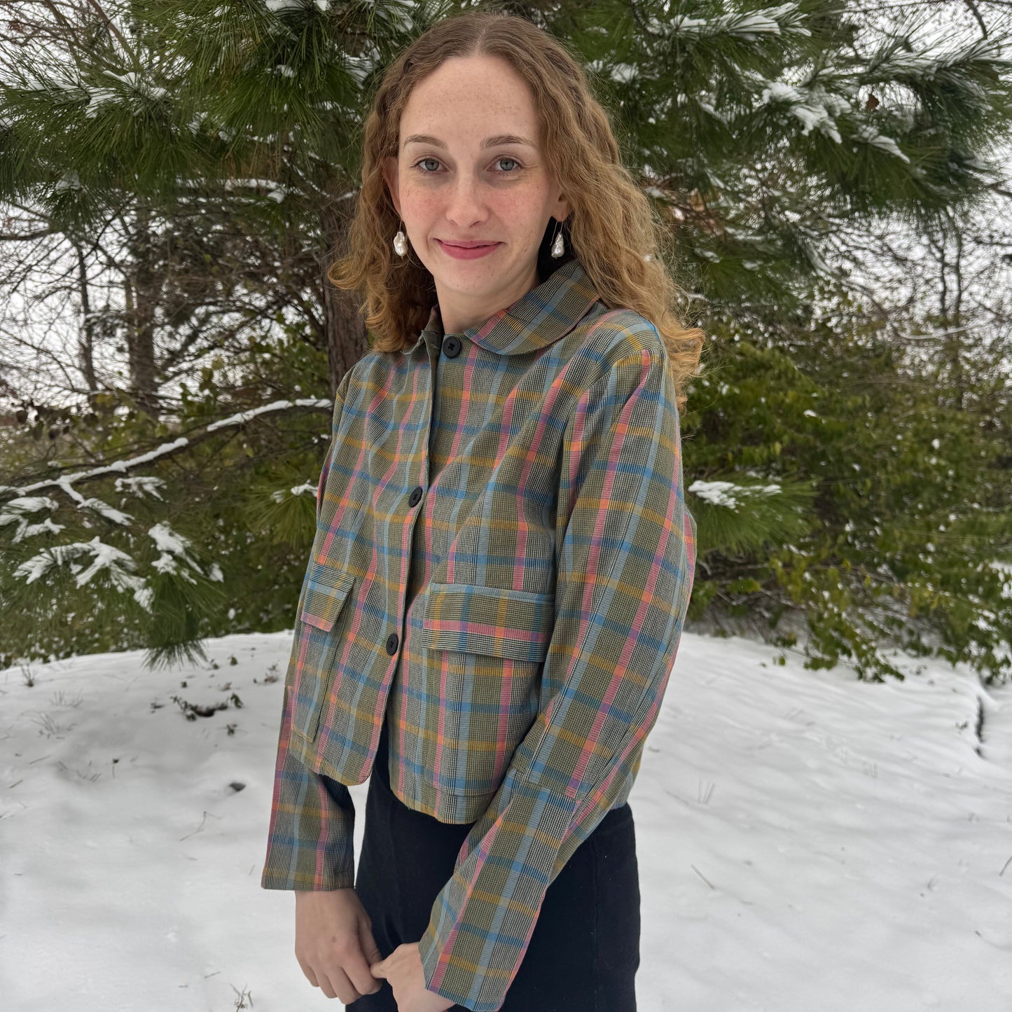 Handloom Check Jacket