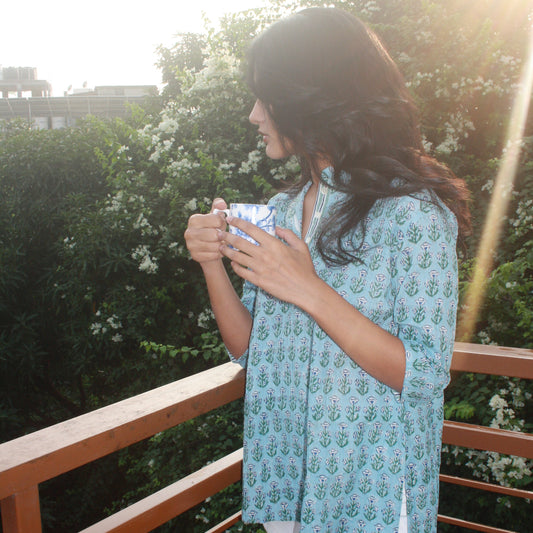 Arden Hand Block Printed Tunic