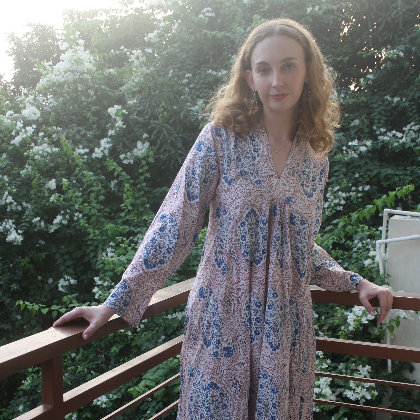 Brookie Hand Block Printed Dress