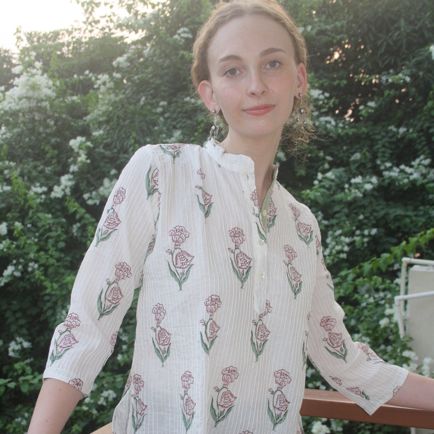 Arden Hand Block Printed Tunic