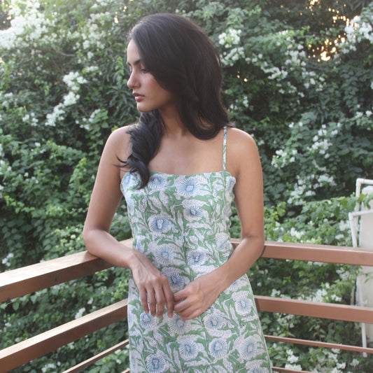 Molly Hand Block Printed Dress