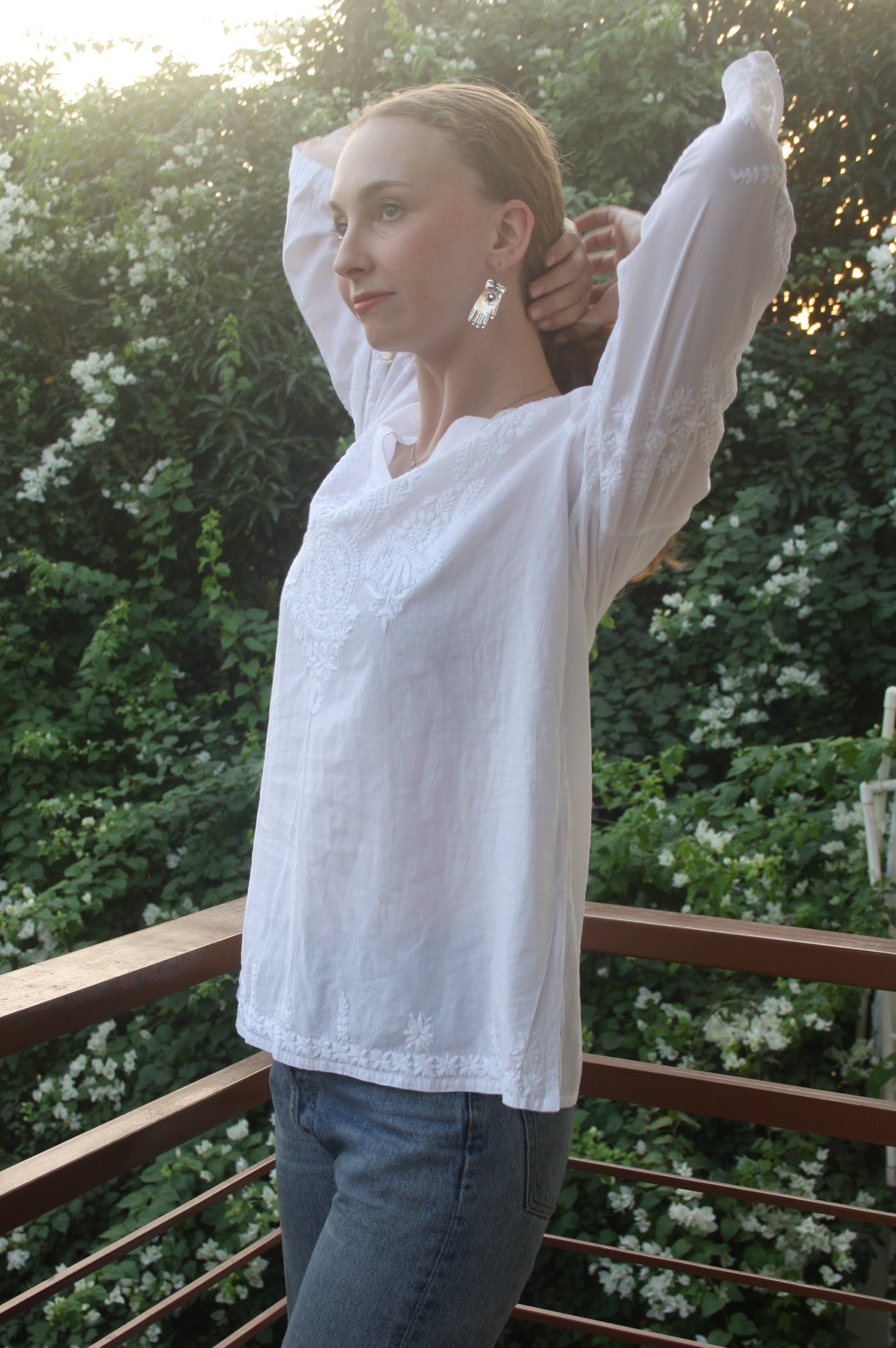 Aya Chikankari Tunic