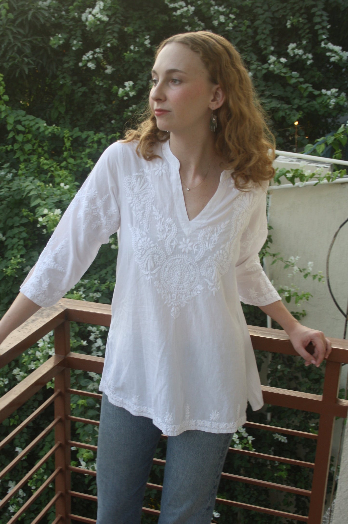 Aya Chikankari Tunic