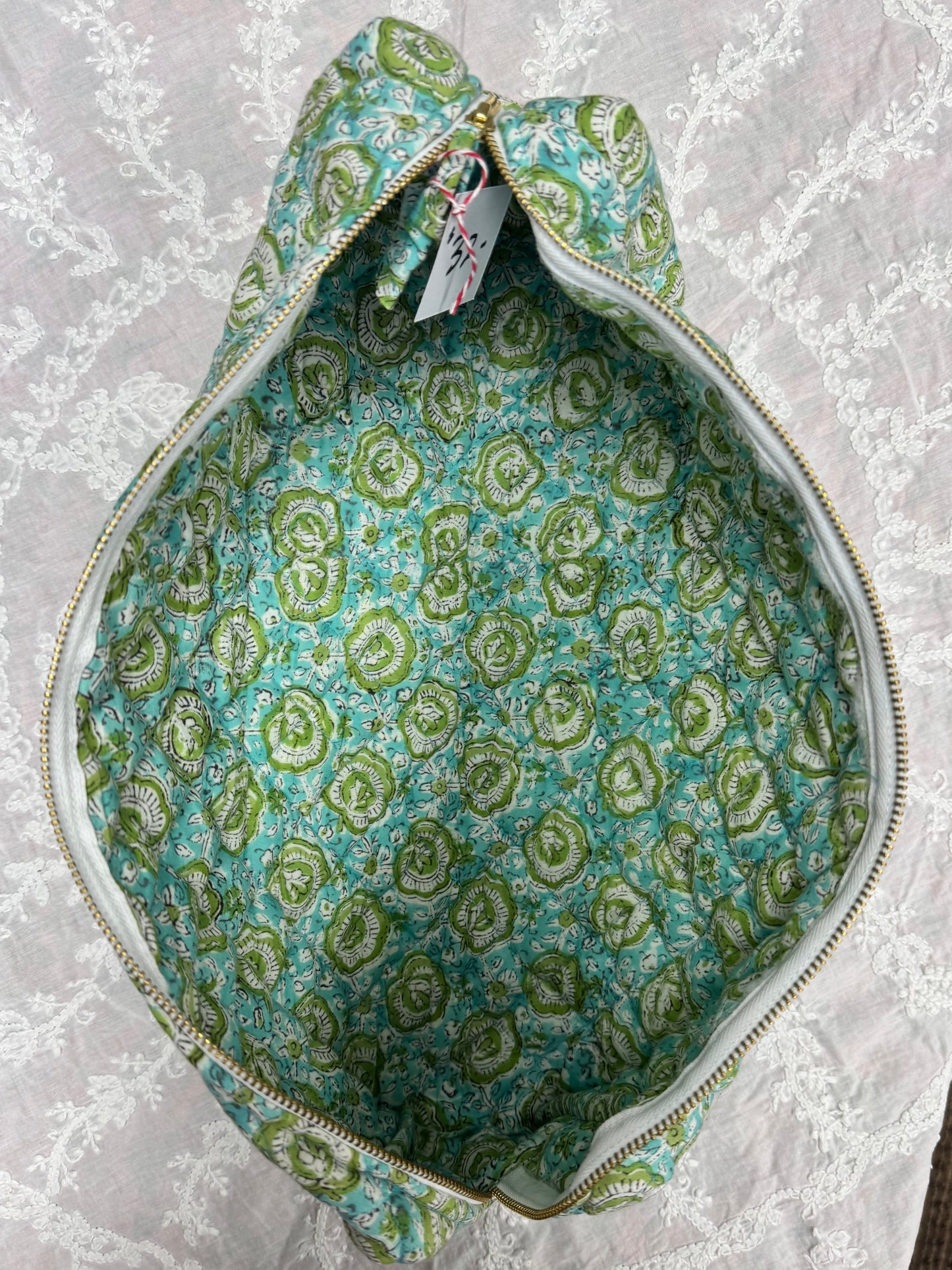 Block Print Hair Tool Bag