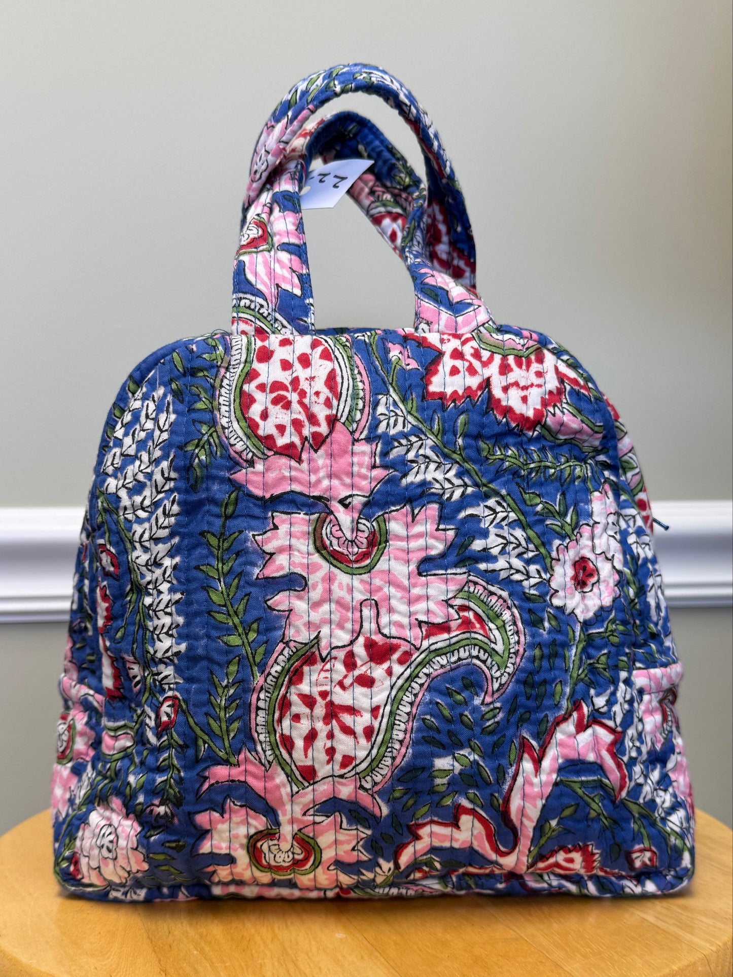 Block Print Lunch Bag